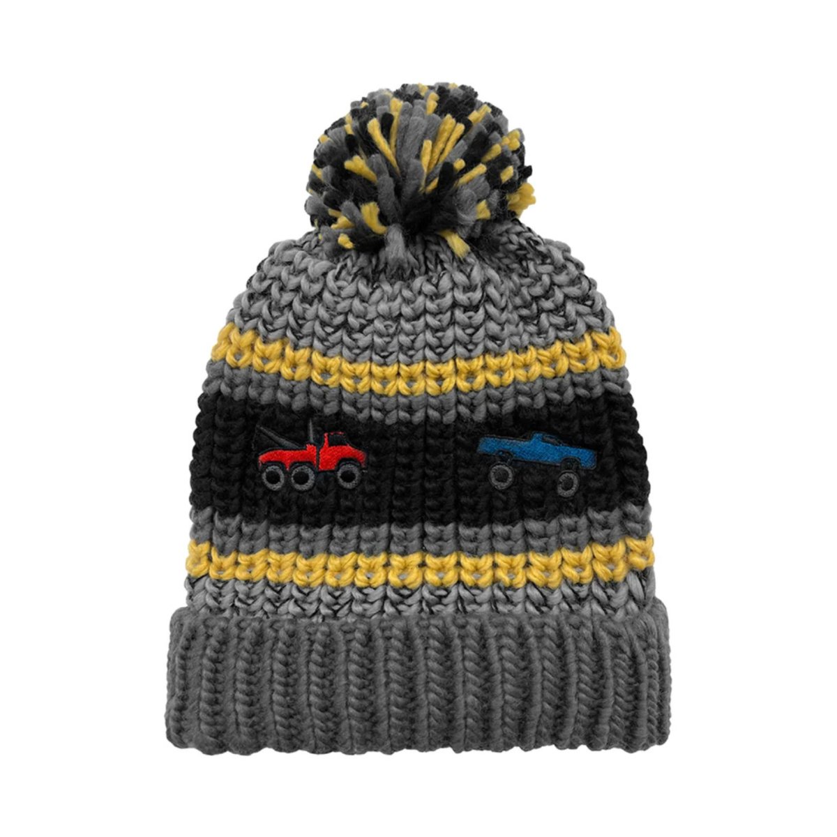 Toddler's Knit Truck Beanie 3 - Pack - 1095530 - Tip Top Shoes of New York