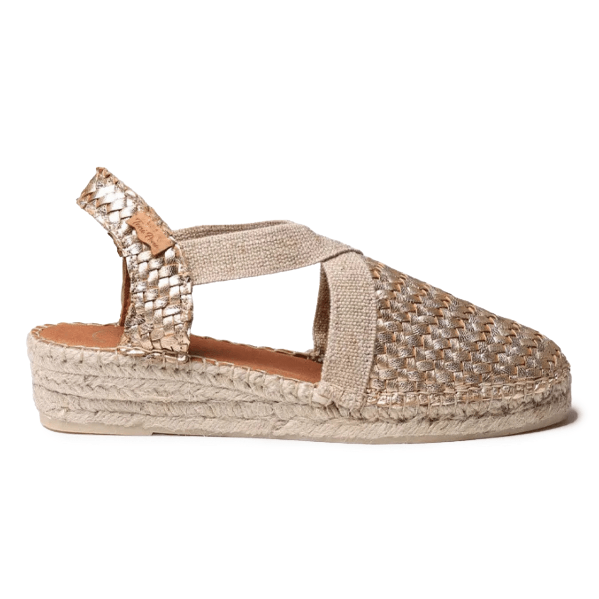 Toni Pons Women's Siracusa Platinum Braided Leather - 9031595 - Tip Top Shoes of New York