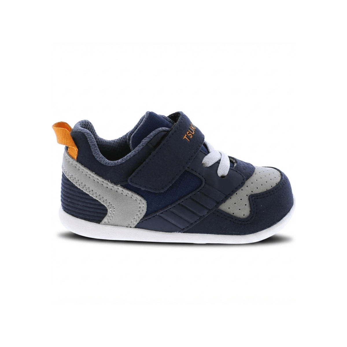 Tsukihoshi Toddlers Racer Navy/Orange - 1118224 - Tip Top Shoes of New York