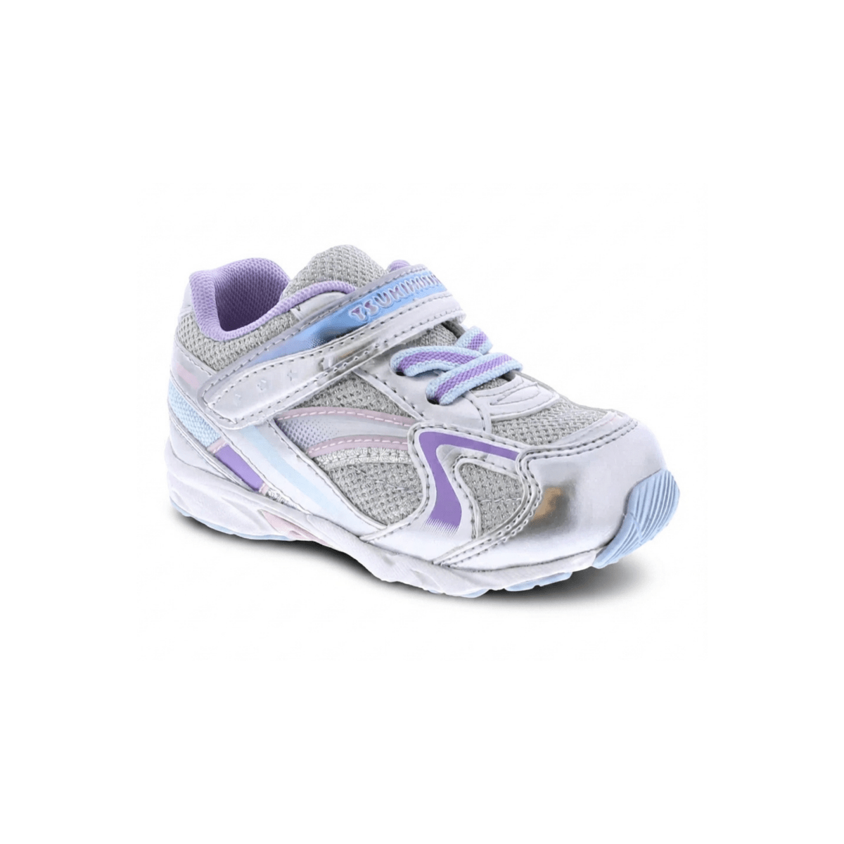 Tsukihoshi Toddlers (Sizes 6.5-8) Glitz Silver/Lavender - 1118289 - Tip Top Shoes of New York
