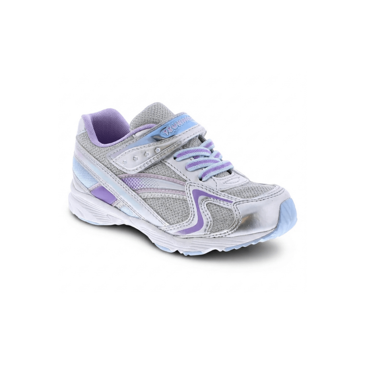 Tsukihoshi Toddlers (Sizes 8.5-10) Glitz Silver/Lavender - 1118306 - Tip Top Shoes of New York