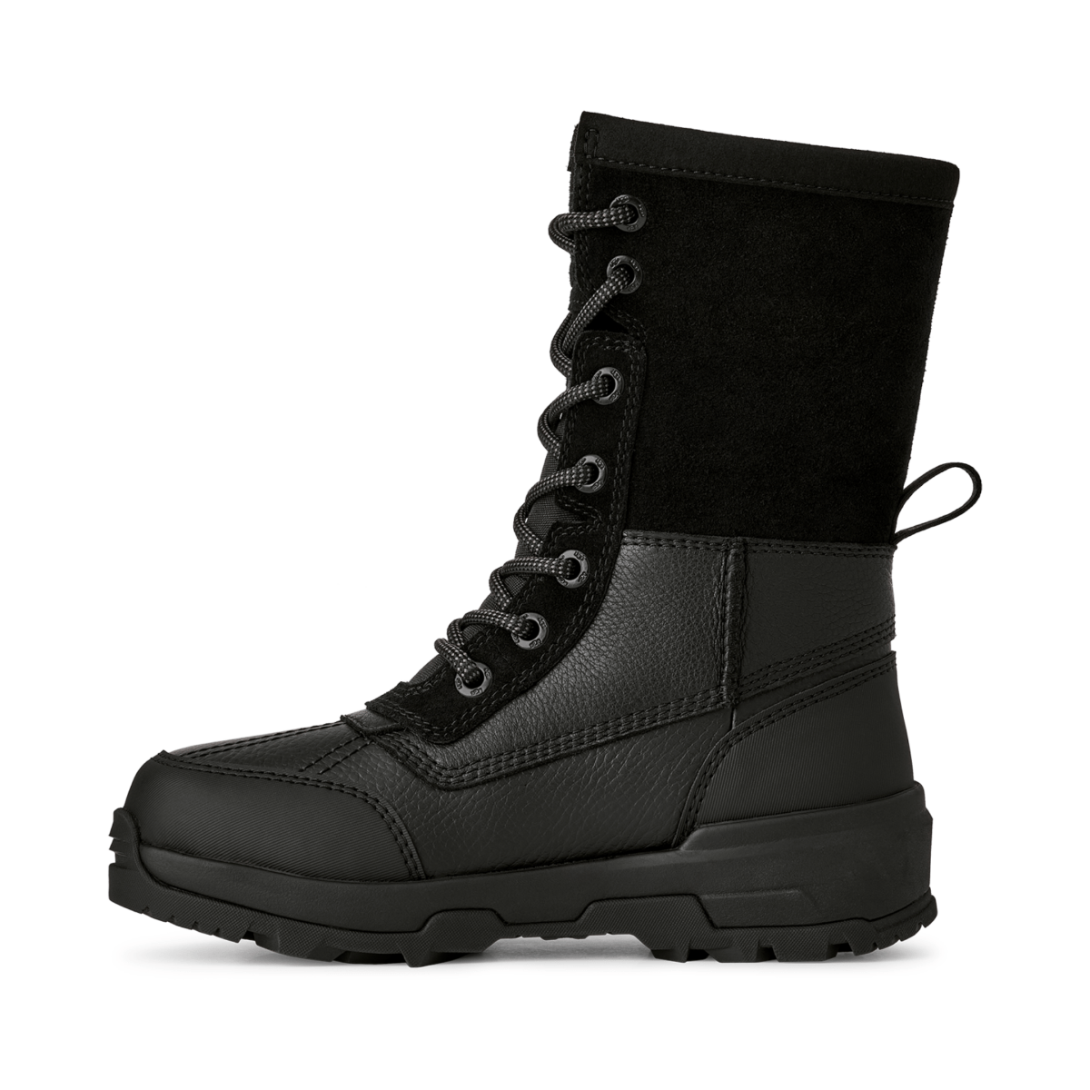 UGG Boys Adirondack Boot XXV Black Leather Waterproof - 1099268 - Tip Top Shoes of New York