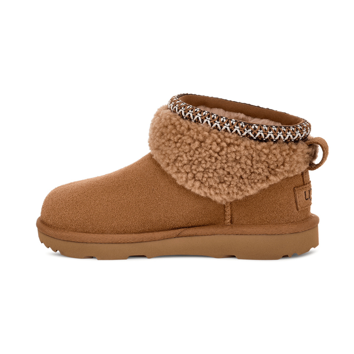UGG Girls' Classic Ultra Mini Maxi Curly Chestnut - 1099316 - Tip Top Shoes of New York