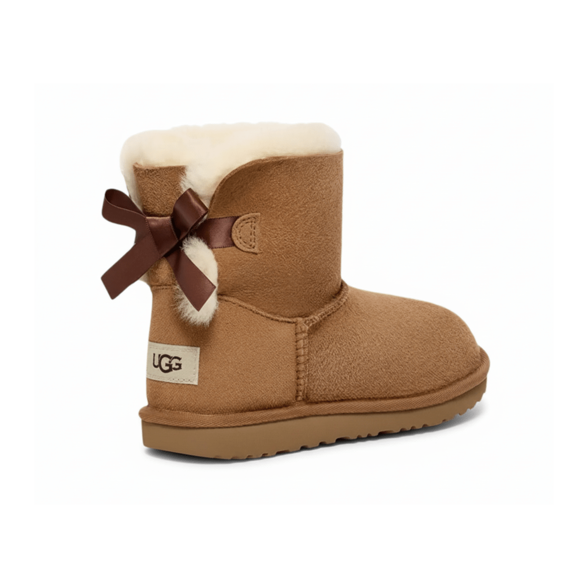 UGG Girls Mini Bailey Bow II Chestnut - 1086613 - Tip Top Shoes of New York