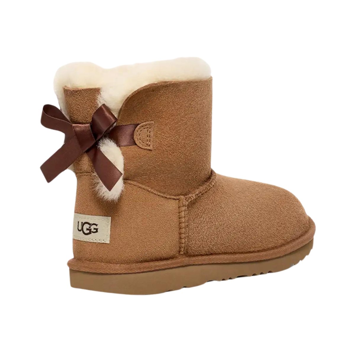 UGG Girl's Mini Bailey Bow II Chestnut - 1086613 - Tip Top Shoes of New York