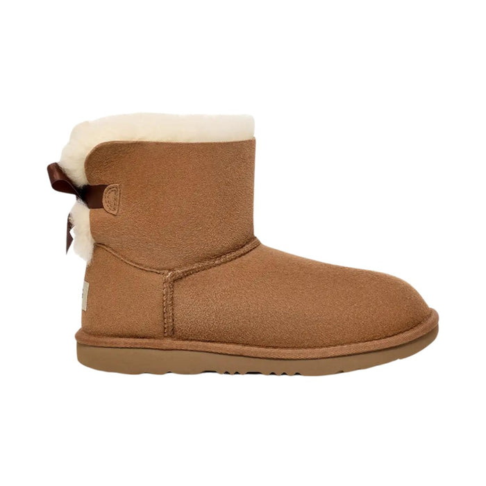 UGG Girl's Mini Bailey Bow II Chestnut - 1086613 - Tip Top Shoes of New York