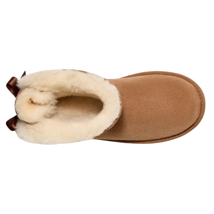 UGG Girl's Mini Bailey Bow II Chestnut - 1086613 - Tip Top Shoes of New York