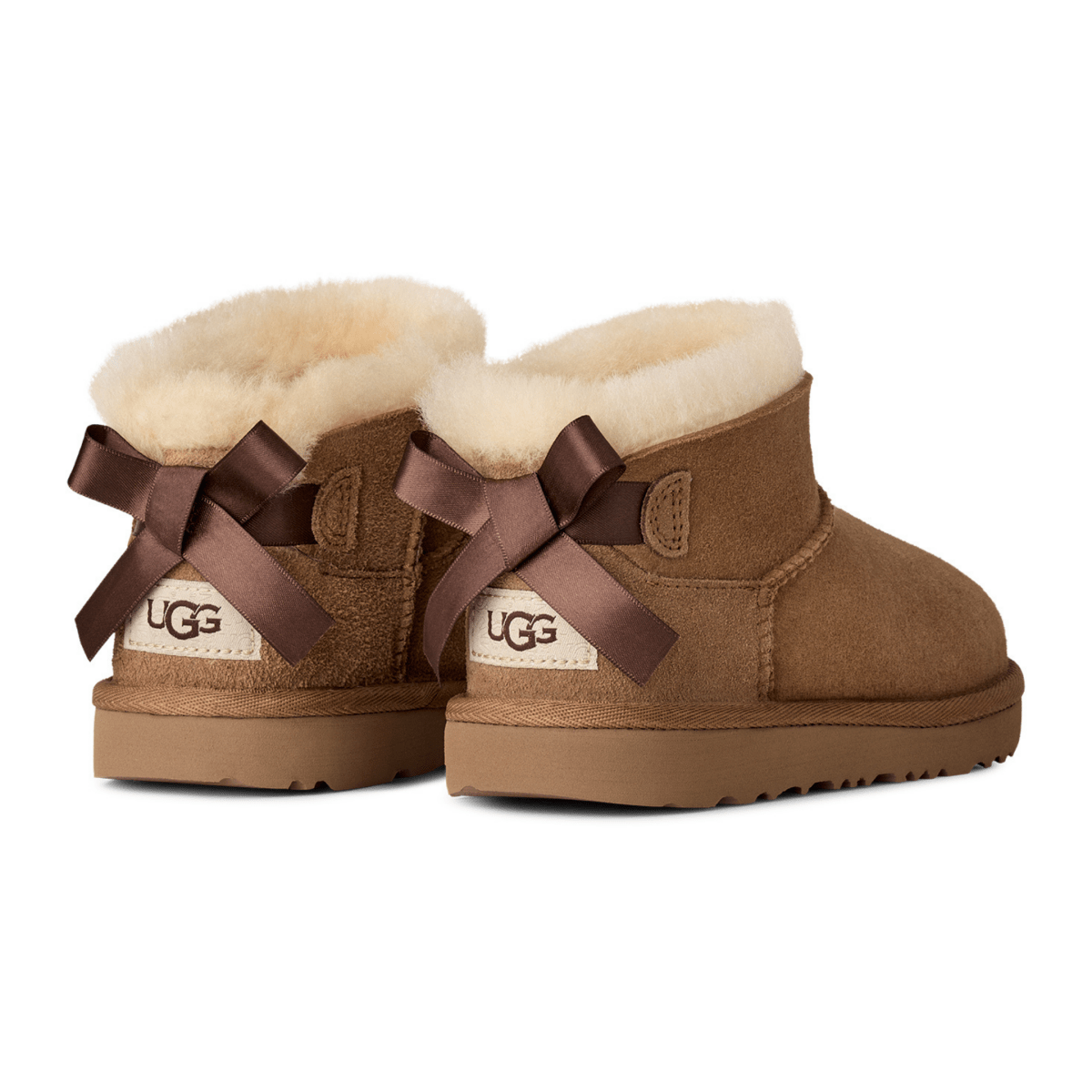 UGG Kids Ultra Mini Bailey Bow Chestnut - 1111332 - Tip Top Shoes of New York