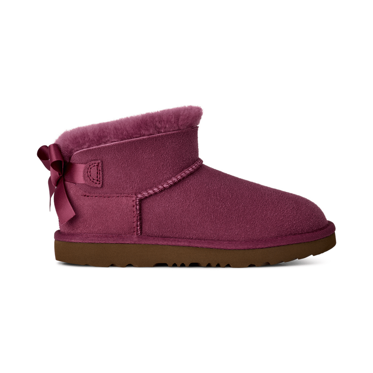 UGG Kids Ultra Mini Bailey Bow Dark Winterberry - 1111323 - Tip Top Shoes of New York