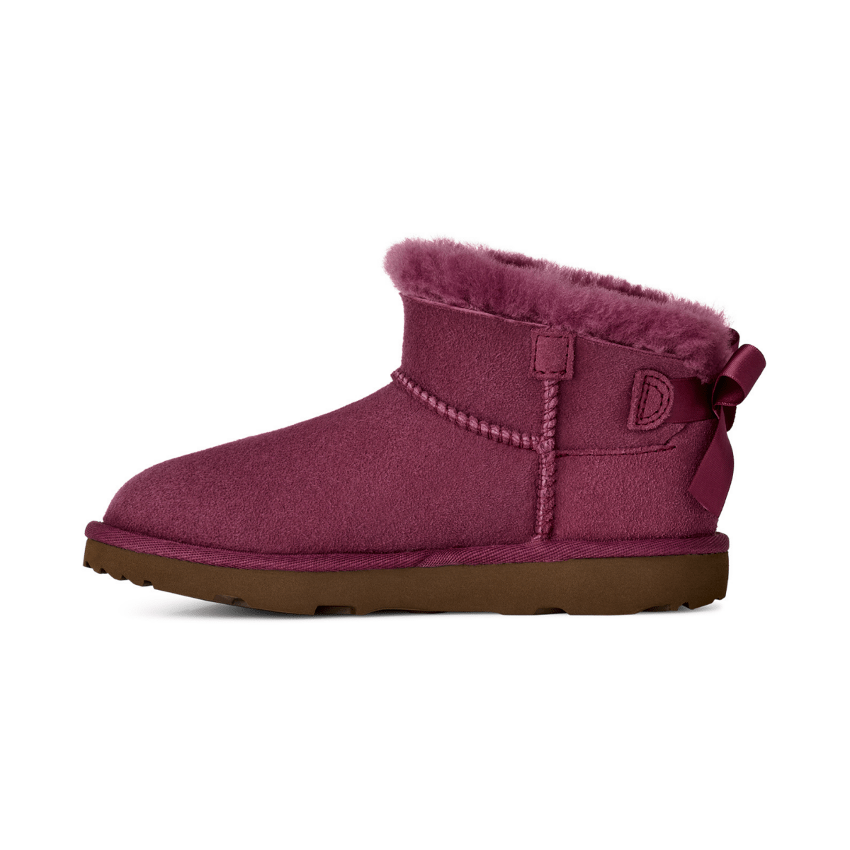 UGG Kids Ultra Mini Bailey Bow Dark Winterberry - 1111323 - Tip Top Shoes of New York