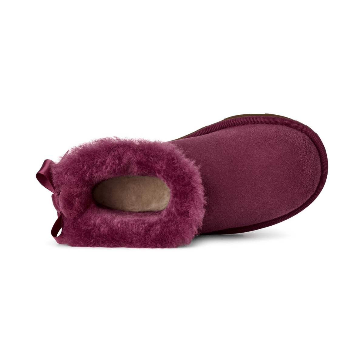 UGG Kids Ultra Mini Bailey Bow Dark Winterberry - 1111323 - Tip Top Shoes of New York