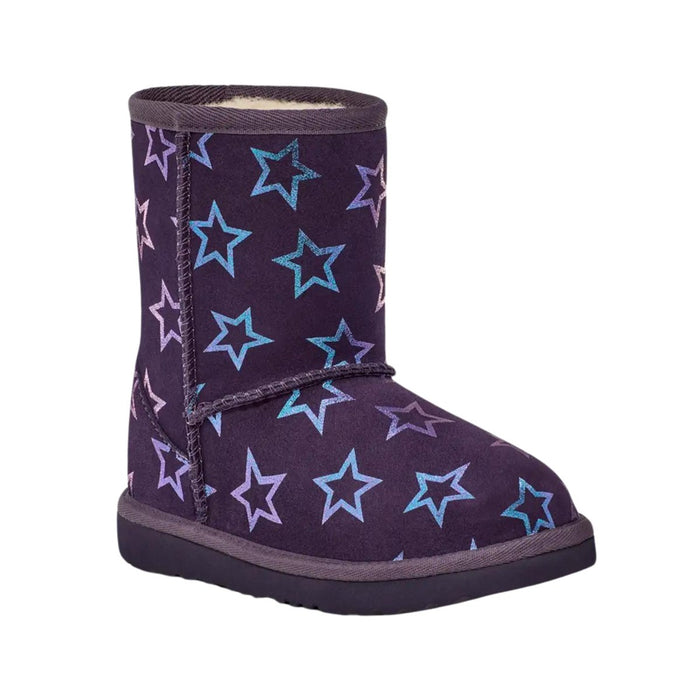 UGG Toddler s Classic II Iridescent Stars Nightshade Purple