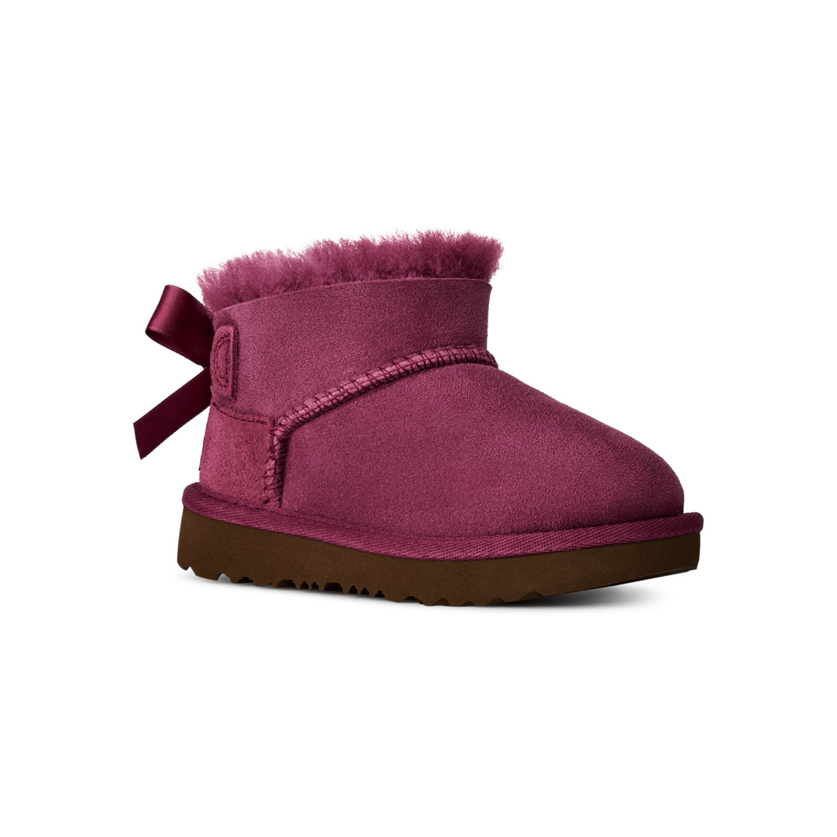 UGG Toddlers Ultra Mini Bailey Bow Dark Winterberry - 1111315 - Tip Top Shoes of New York