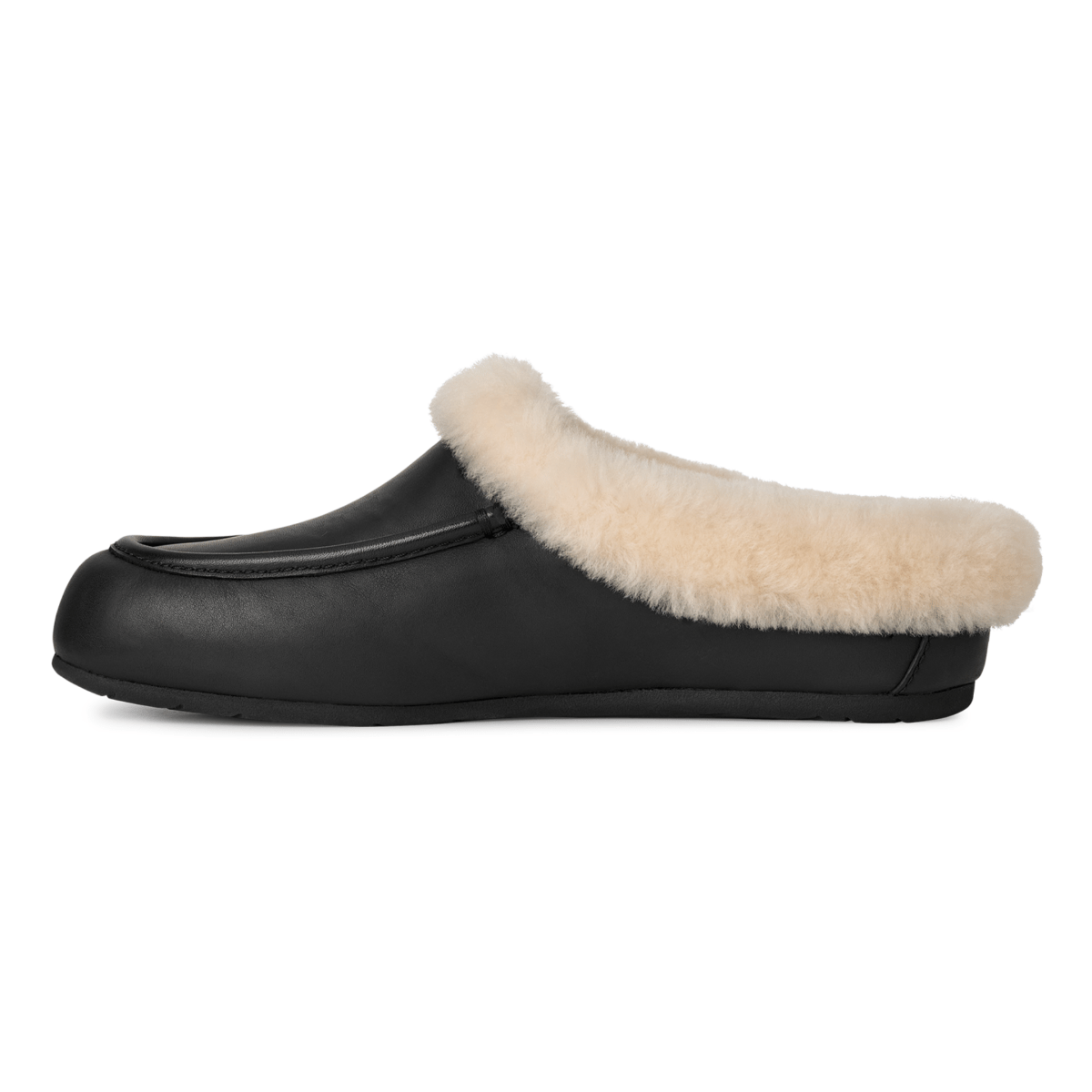 UGG Women's Ansley Mule Black Leather - 9023658 - Tip Top Shoes of New York
