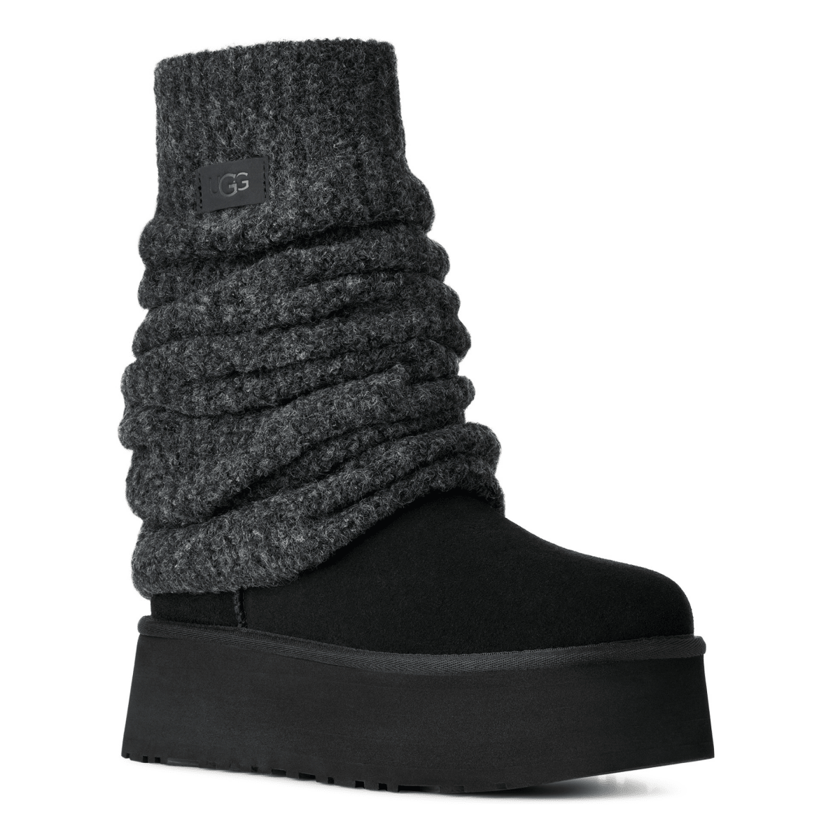UGG Women's Classic Mini Dipper Legwarmer Black - 9034013 - Tip Top Shoes of New York
