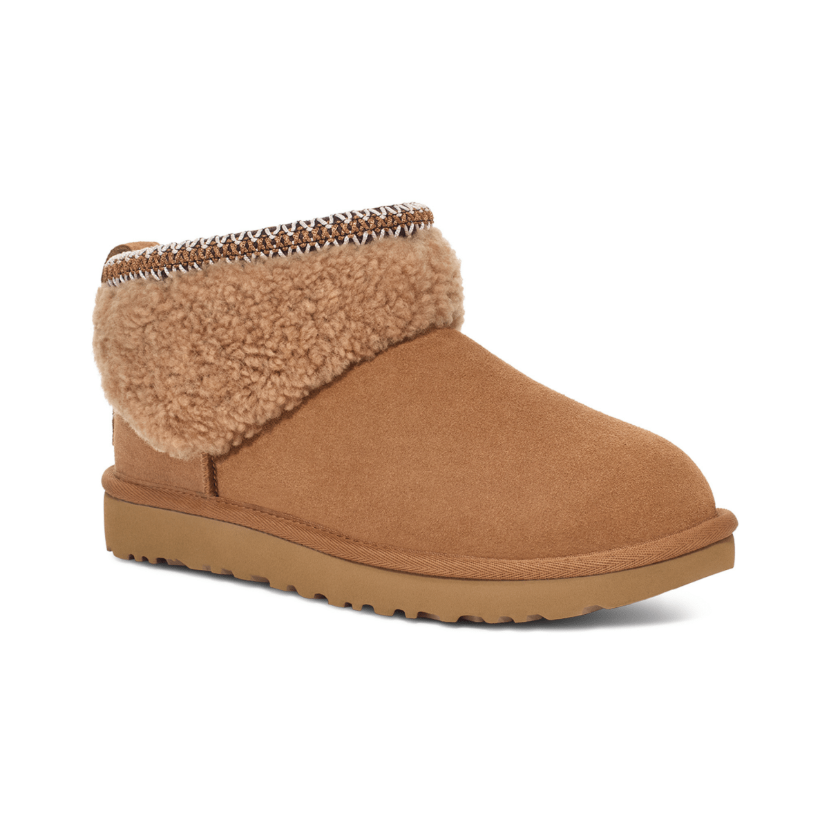 UGG Women's Classic Ultra Mini Maxi Curly Chestnut - 9016931 - Tip Top Shoes of New York