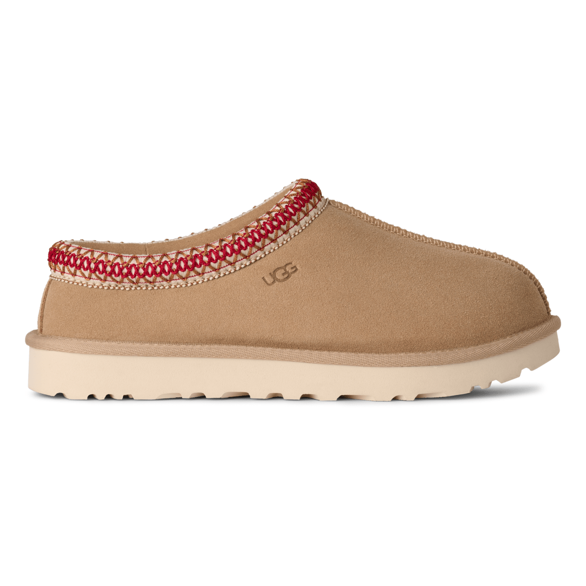UGG Women's Tasman II Sand/Dark Cherry Suede - 9023245 - Tip Top Shoes of New York