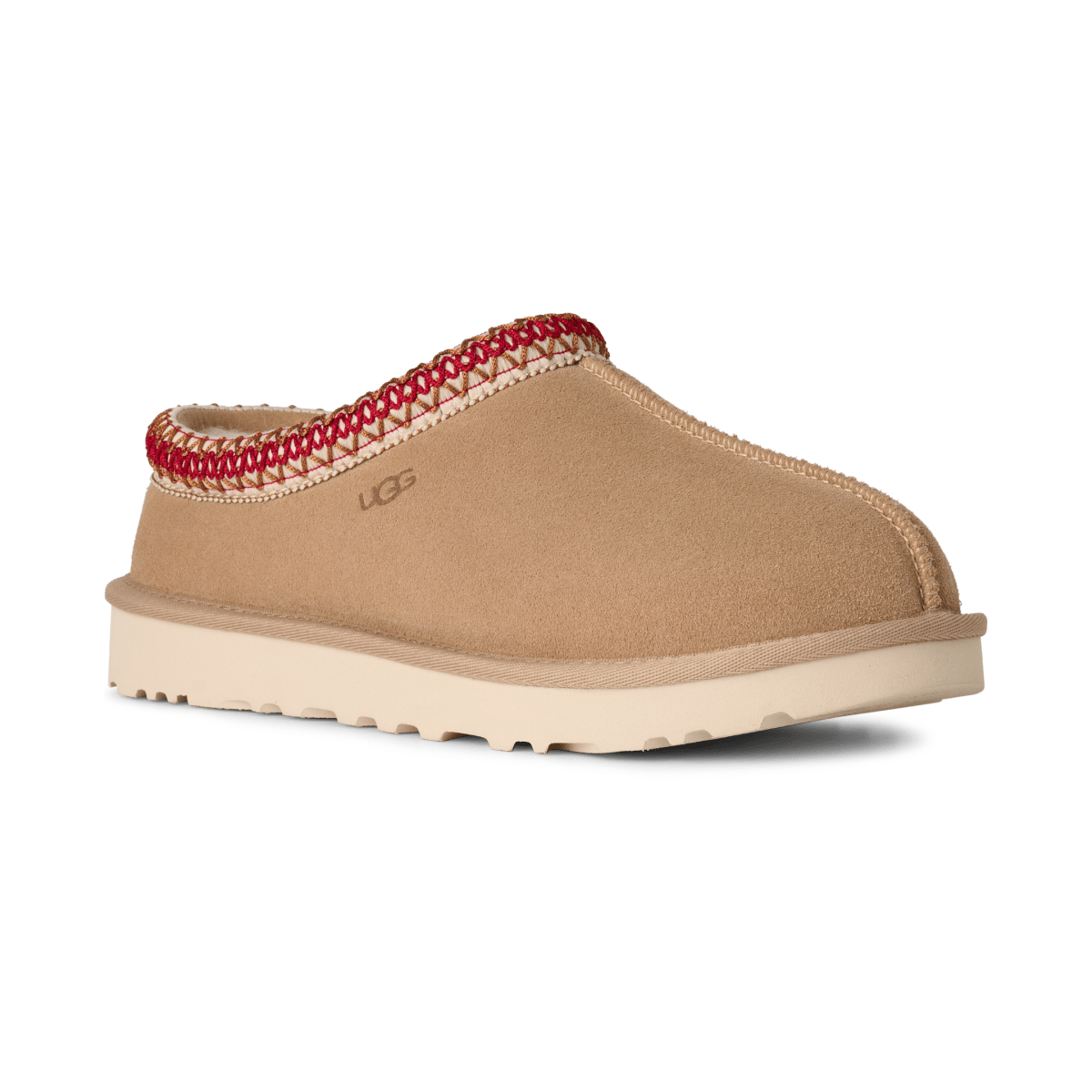 UGG Women's Tasman II Sand/Dark Cherry Suede - 9023245 - Tip Top Shoes of New York