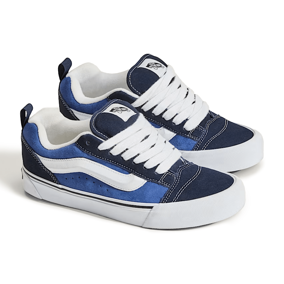 Vans Boys (Grade School) Knu Skool Wrap Navy Blue Suede/True White - 1109907 - Tip Top Shoes of New York
