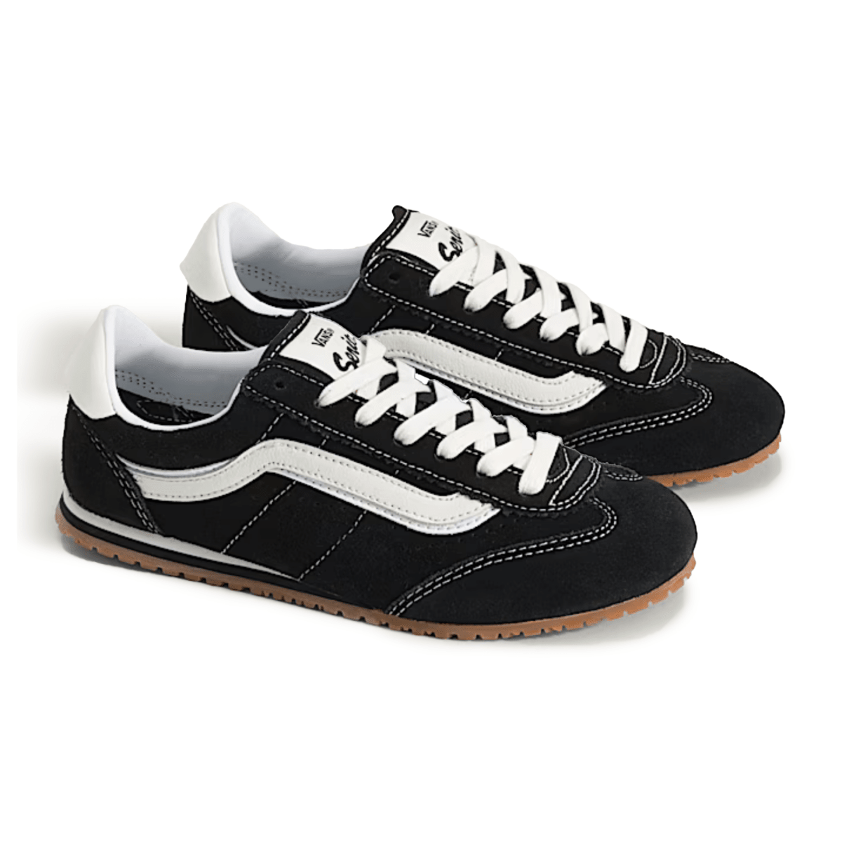 Vans Kids (Grade School) Super Lowpro Black/White/Gum - 1109931 - Tip Top Shoes of New York