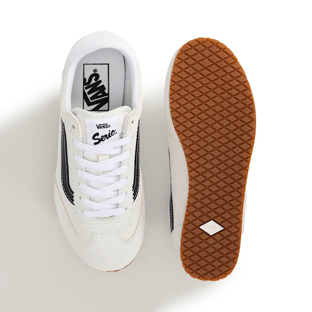 Vans Kids (Grade School) Super Lowpro Marshmallow White/Navy - 1109939 - Tip Top Shoes of New York
