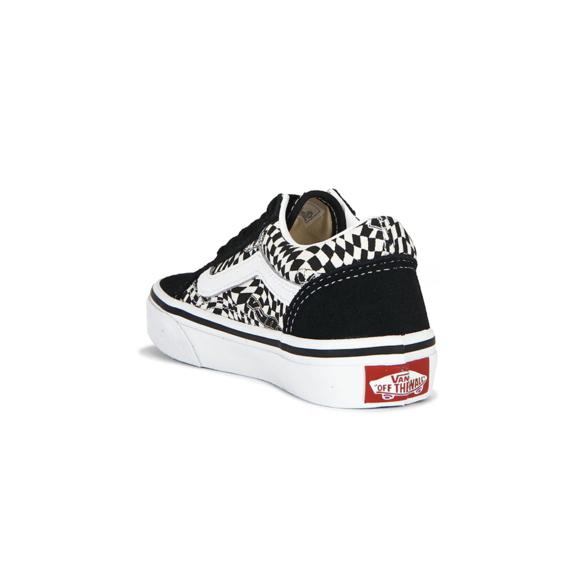 Vans Kids (Preschool) Old Skool Warp Black/Marshmallow - 1109953 - Tip Top Shoes of New York