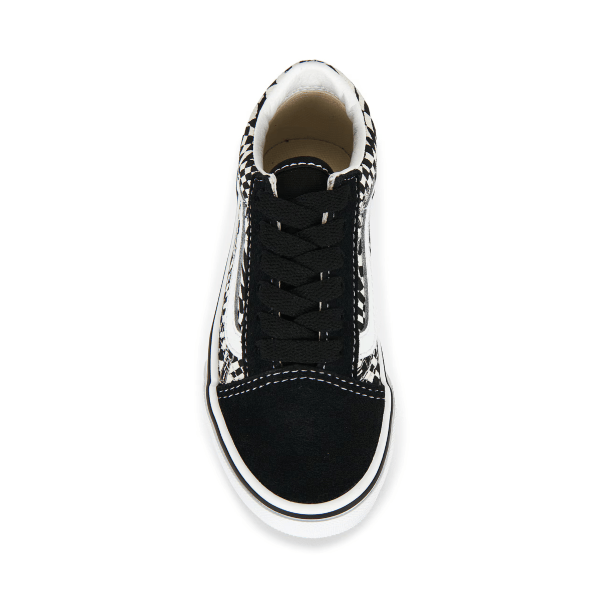 Vans Kids (Preschool) Old Skool Warp Black/Marshmallow - 1109953 - Tip Top Shoes of New York