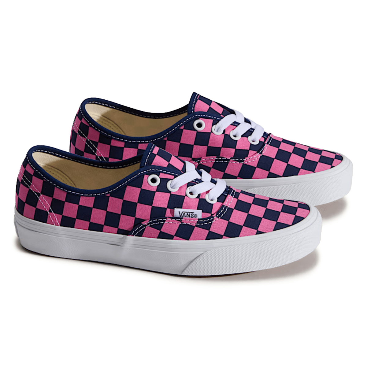 Vans Men's Authentic Checkerboard Deep Indigo Blue/Fizz Pink - 11033101 - Tip Top Shoes of New York