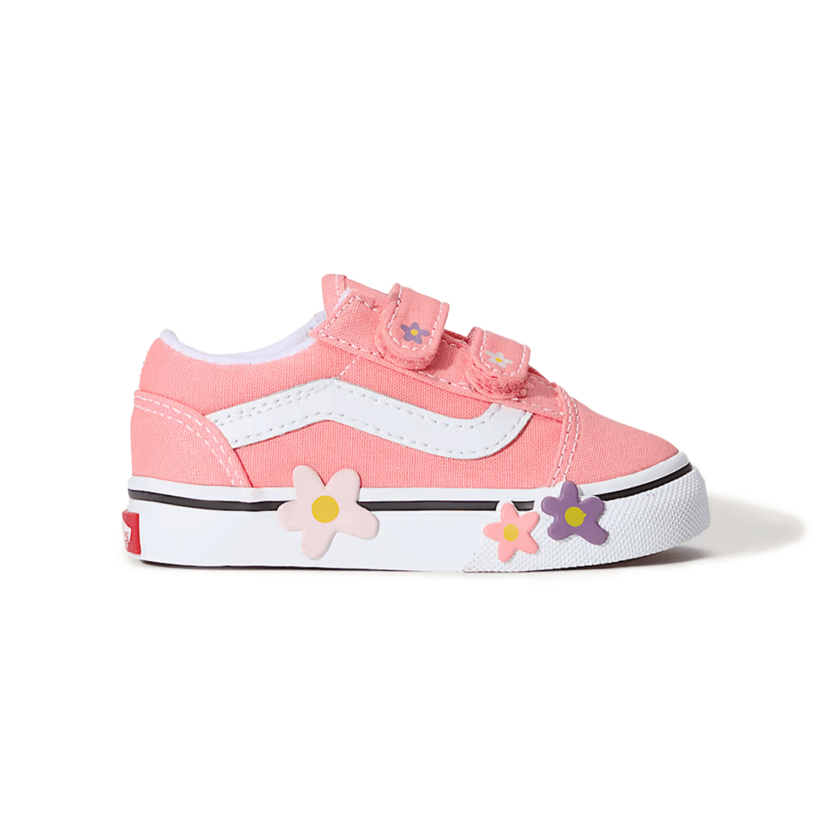 Vans Toddlers Old Skool V Pink Flowers - 1110012 - Tip Top Shoes of New York