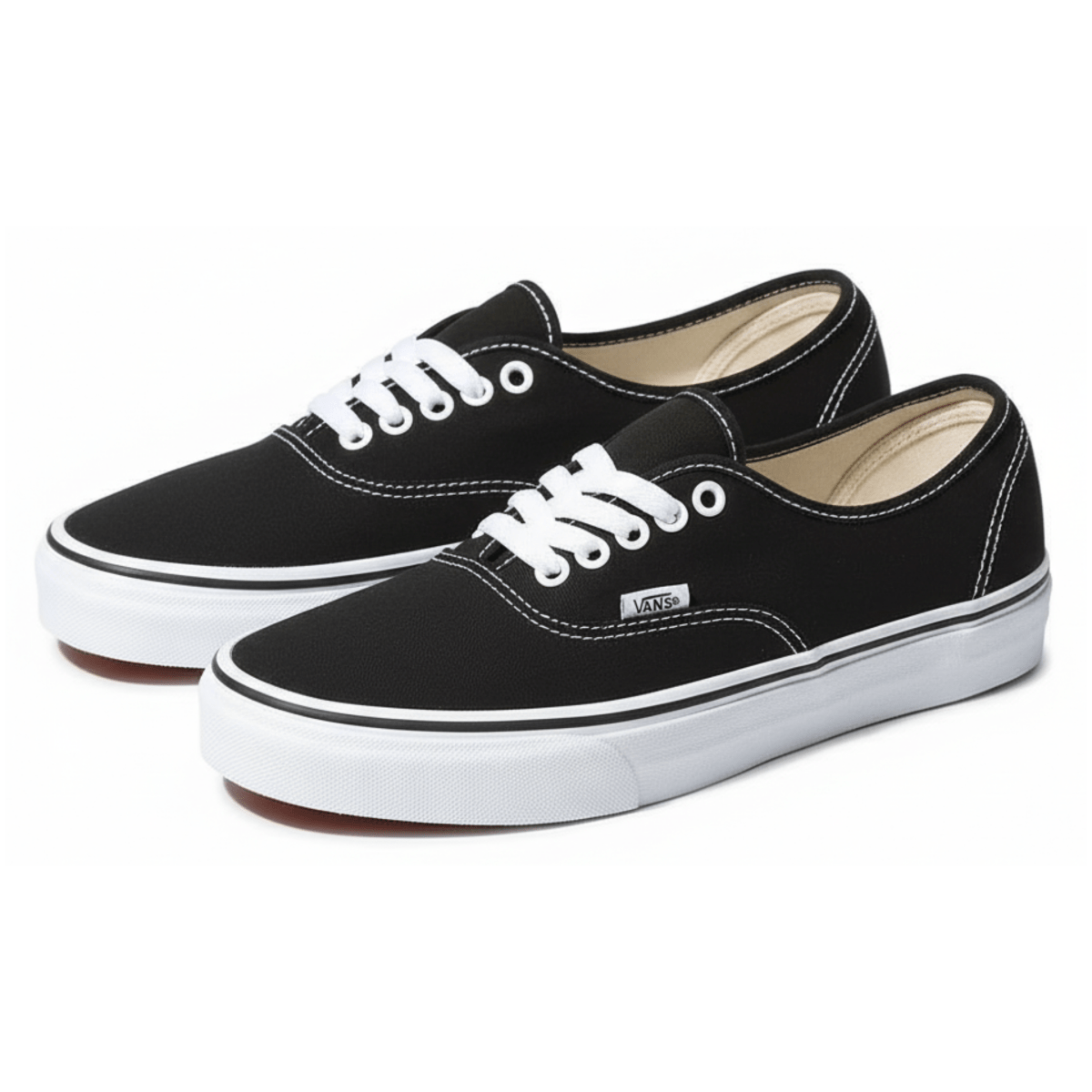 Vans Unisex Authentic Black Canvas - 407246601020 - Tip Top Shoes of New York