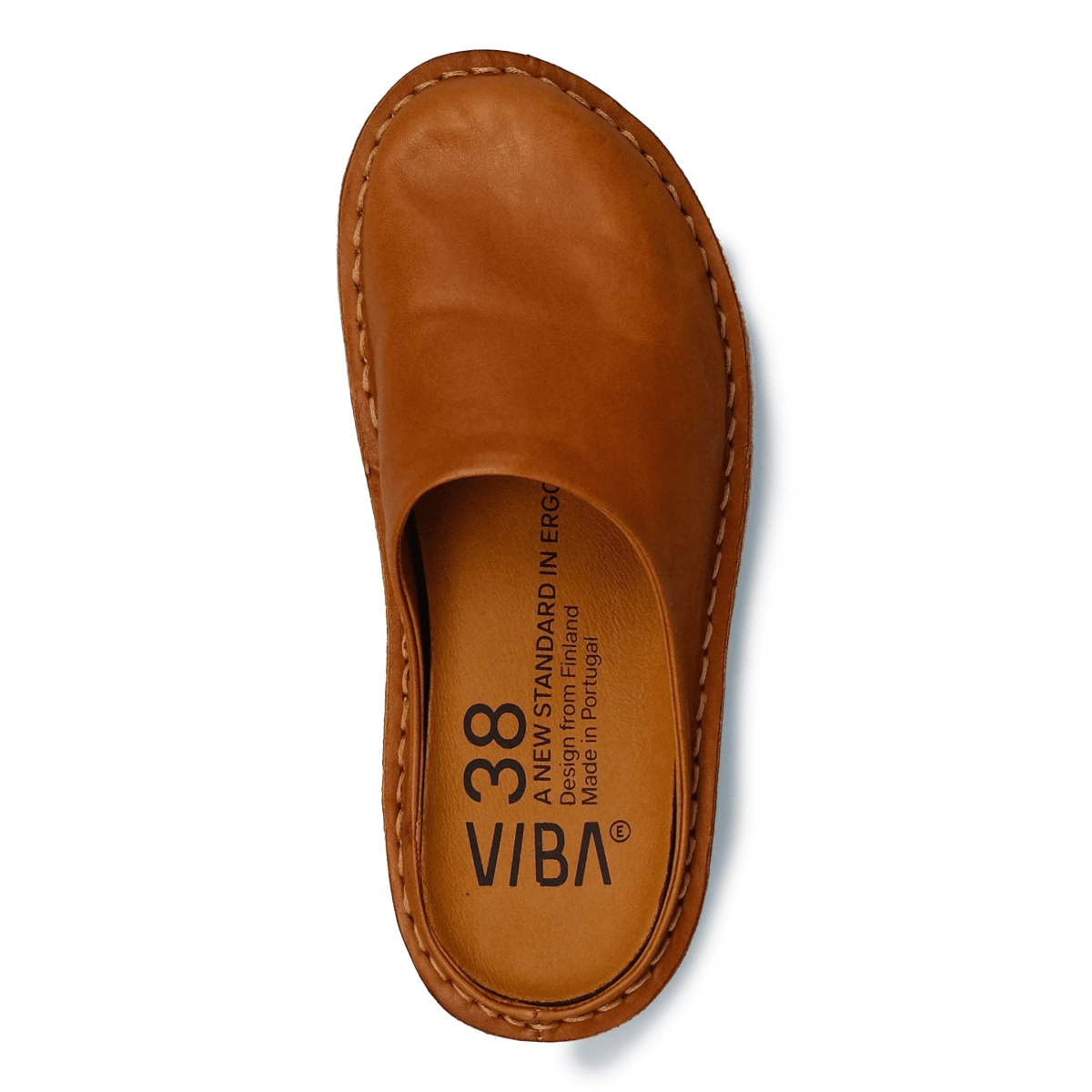 VIBAe Women's Roma Cognac Brown Leather - 9030236 - Tip Top Shoes of New York