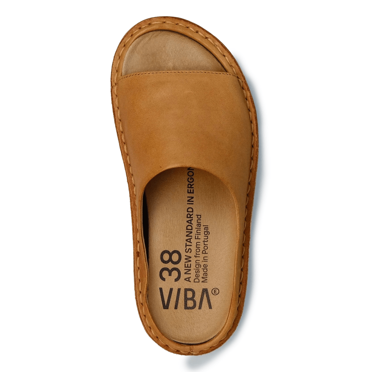 VIBAe Women's Saint Tropez Fawn Tan Leather - 9030250 - Tip Top Shoes of New York