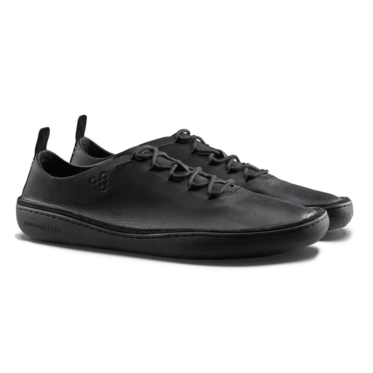 Vivo Barefoot Men's Sensus Moc Lace Up Obsidian Leather - 9027063 - Tip Top Shoes of New York