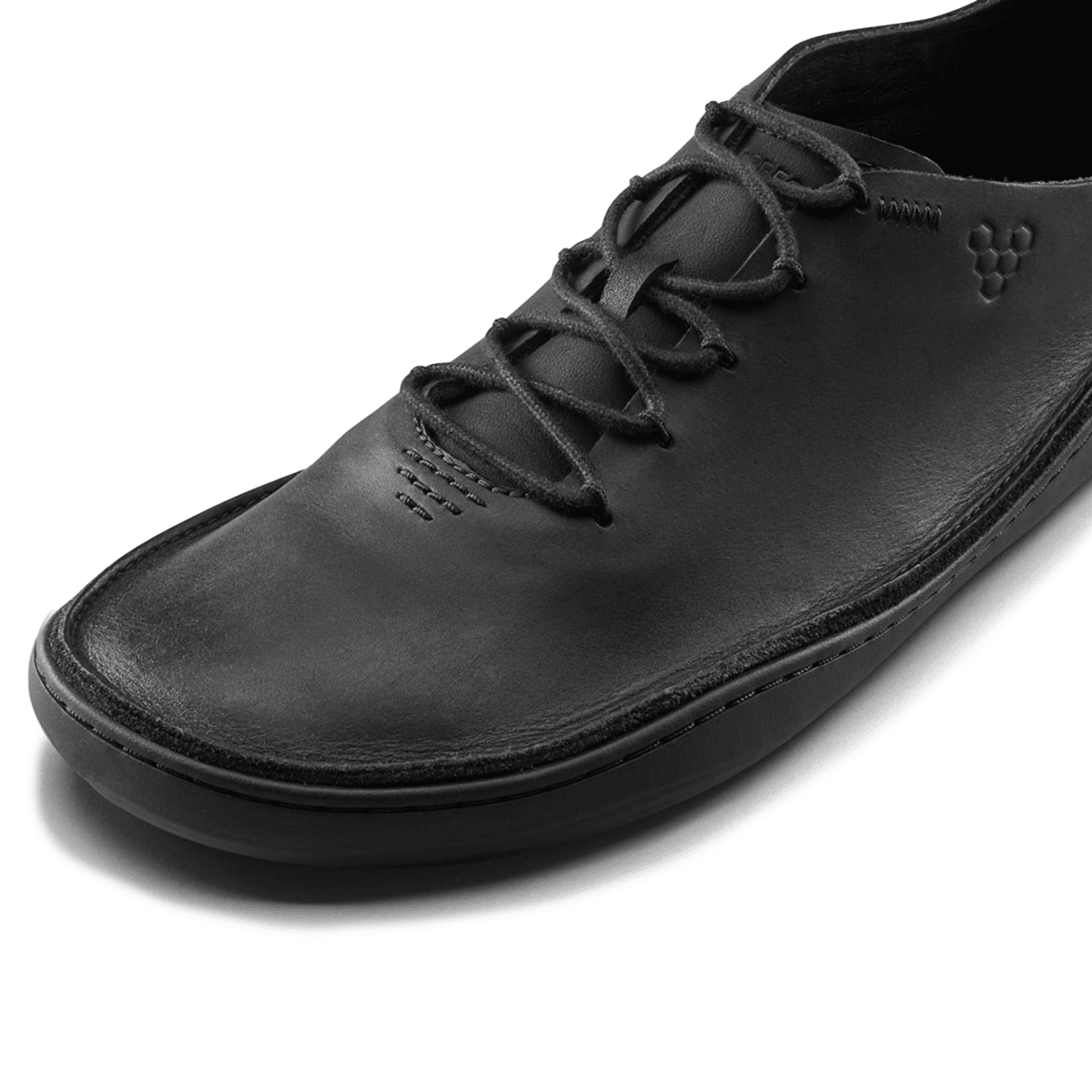 Vivo Barefoot Men's Sensus Moc Lace Up Obsidian Leather - 9027063 - Tip Top Shoes of New York