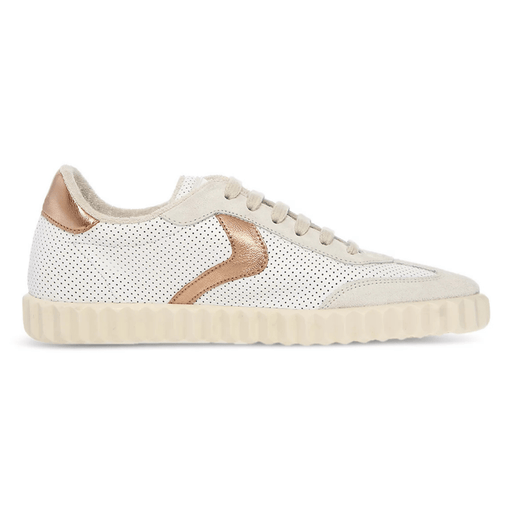 Voile Blanche Women's Ines Mesh Bronze/White Suede - 9023035 - Tip Top Shoes of New York