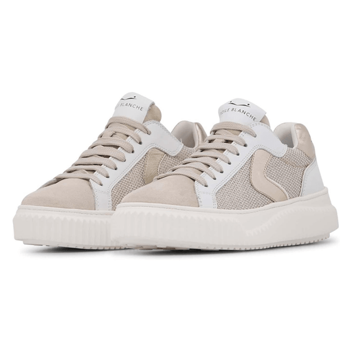 Voile Blanche Women's Lipari Rafia/Cream Nappa/White - 9023027 - Tip Top Shoes of New York