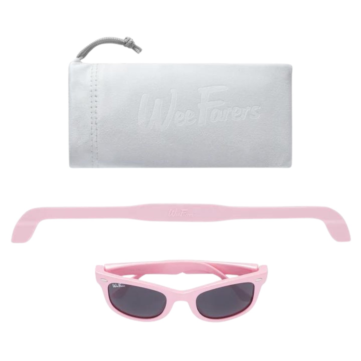 WeeFarers Kid's (ages 2 - 3) Polarized Pink Sunglasses - 1090269 - Tip Top Shoes of New York