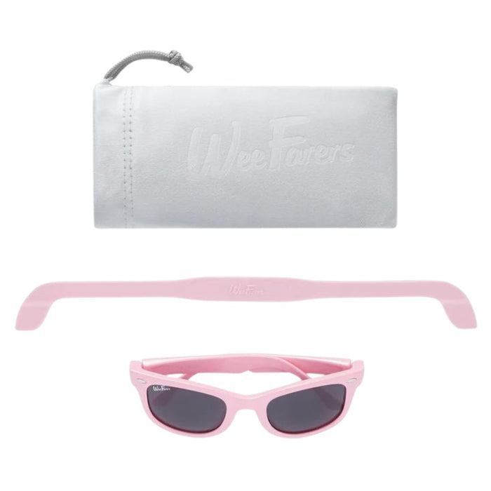 WeeFarers Kid's (ages 2 - 3) Polarized Pink Sunglasses - 1090269 - Tip Top Shoes of New York