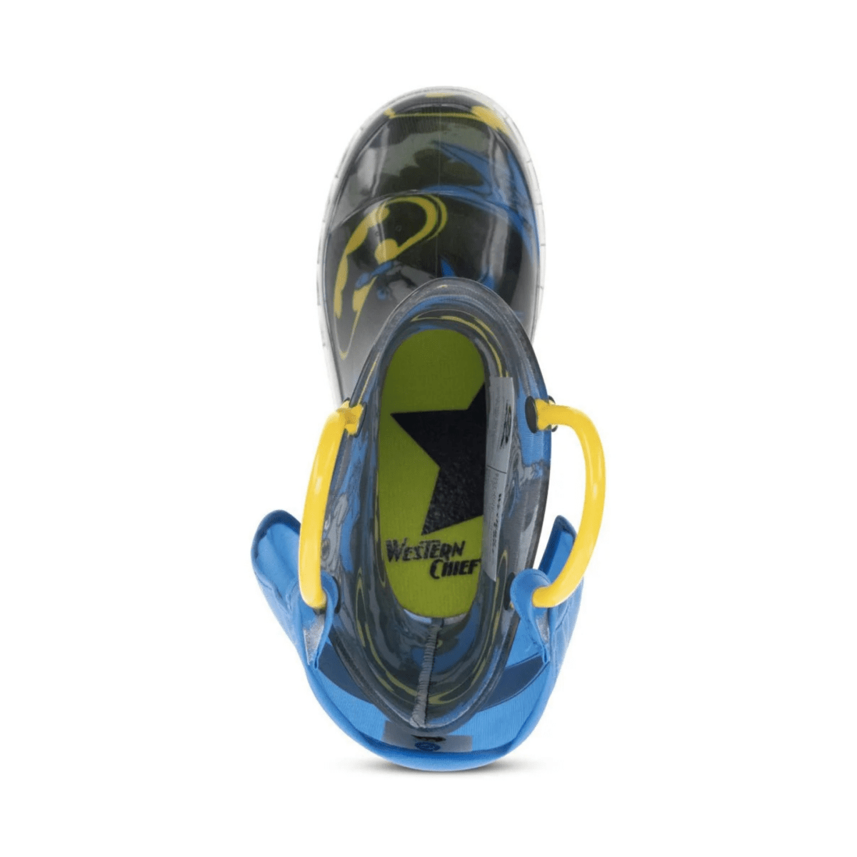 Western Chief Kids Batman Blue/Black/Yellow Lighted Rainboot - 1118601 - Tip Top Shoes of New York