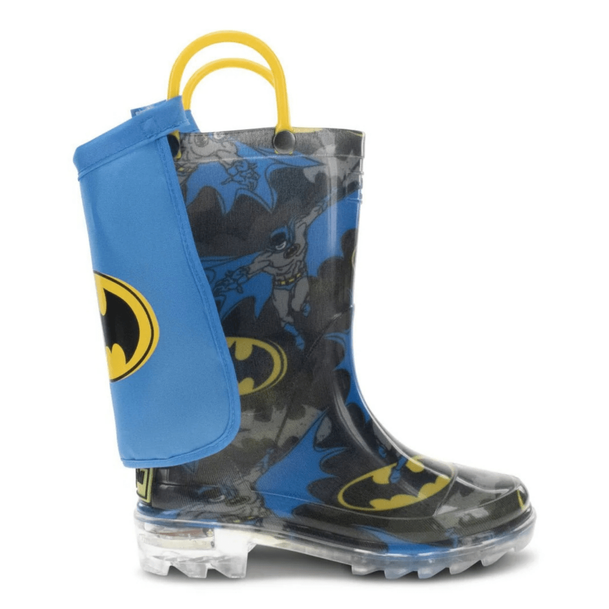 Western Chief Kids Batman Blue/Black/Yellow Lighted Rainboot - 1118601 - Tip Top Shoes of New York