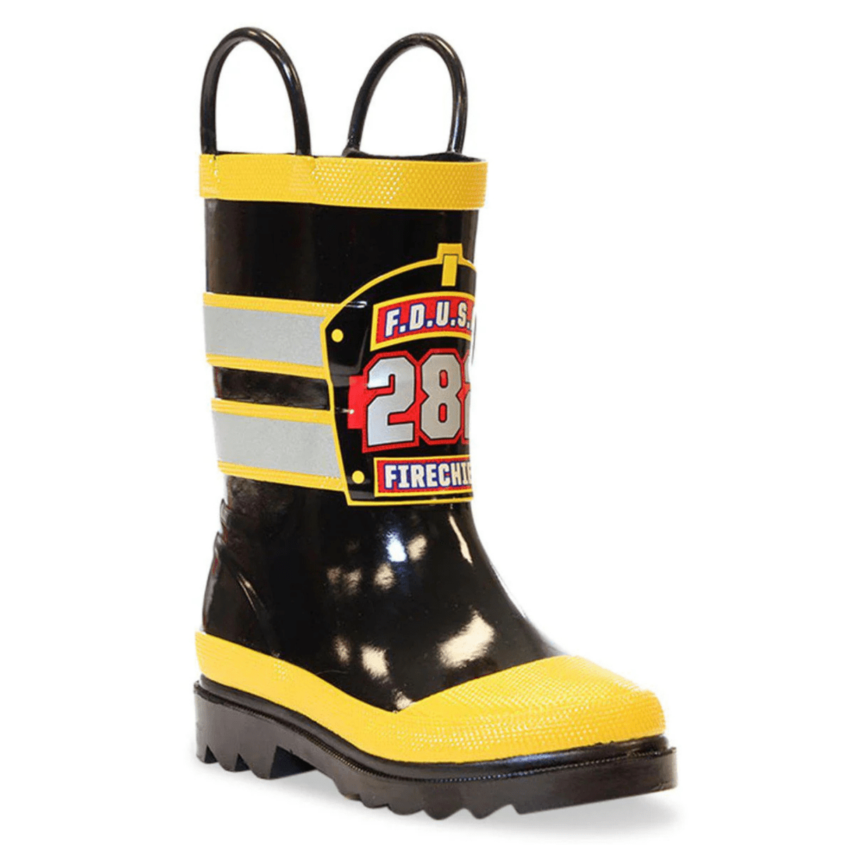 Western Chief Kids Firechief Rainboot Yellow/Black - 1112322 - Tip Top Shoes of New York