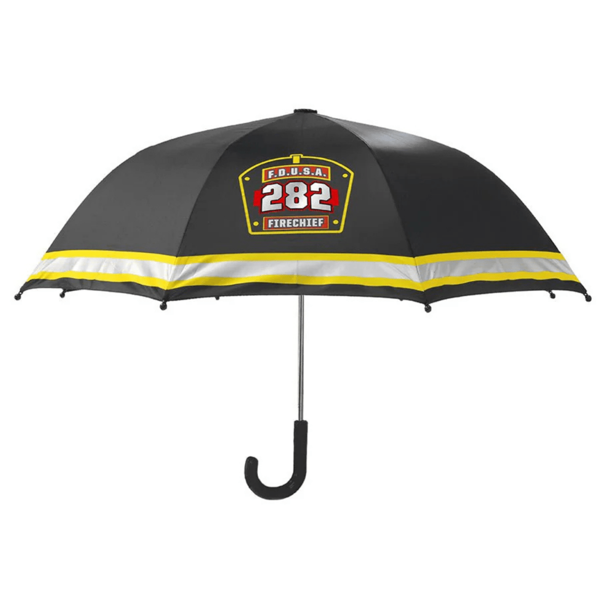 Western Chief Kids Firechief Umbrella Black/Yellow - 1112282 - Tip Top Shoes of New York