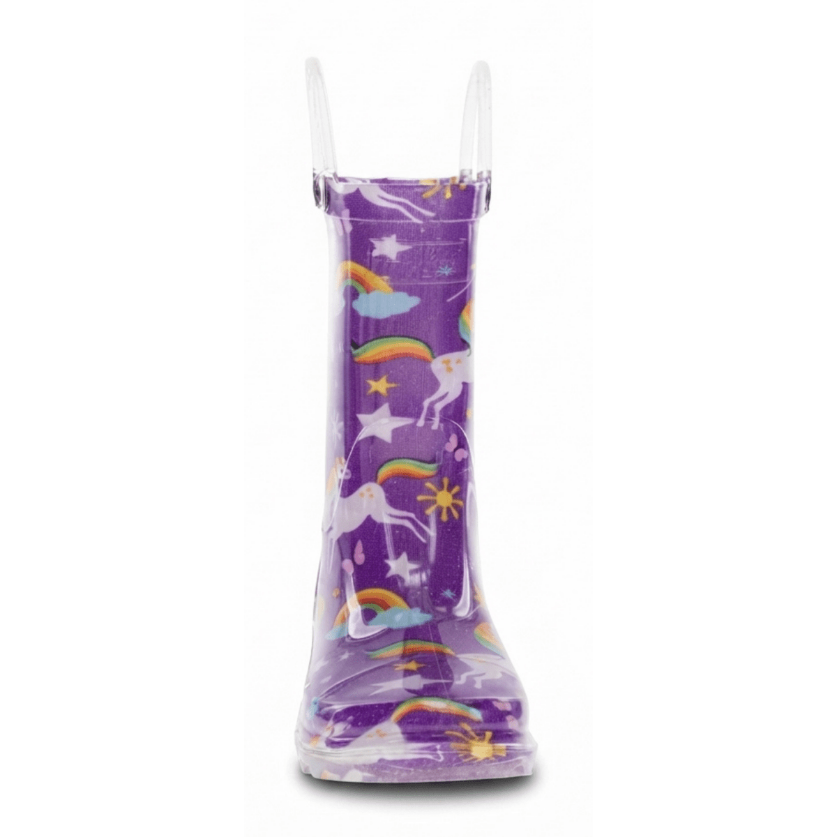 Western Chief Kids Unicorn Purple/Multicolor Lighted Rainboot - 1118594 - Tip Top Shoes of New York