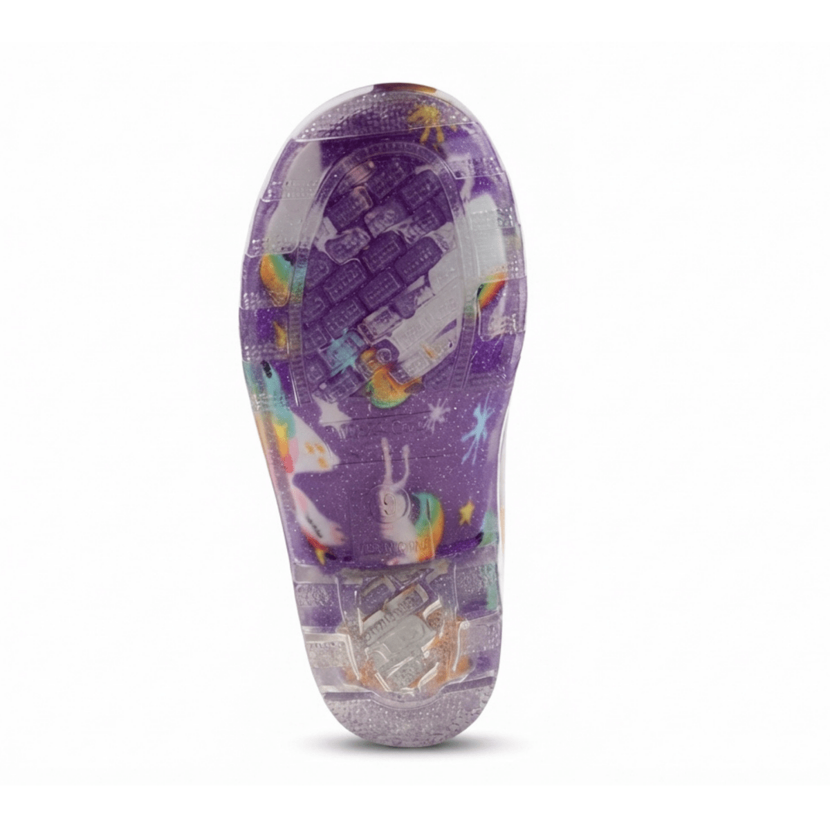 Western Chief Kids Unicorn Purple/Multicolor Lighted Rainboot - 1118594 - Tip Top Shoes of New York