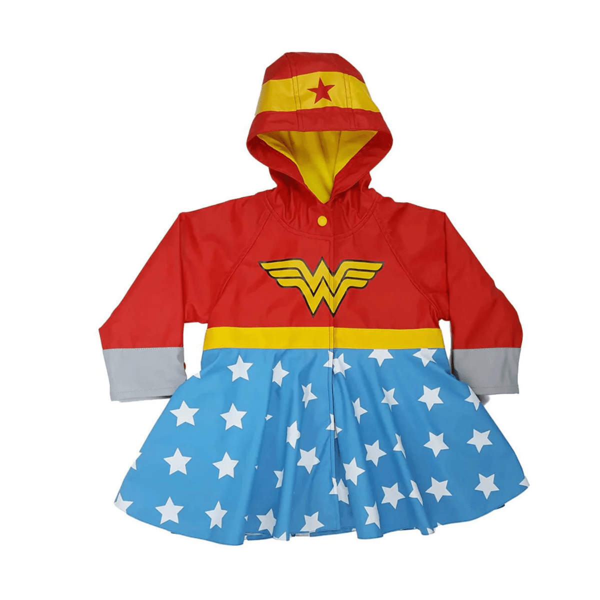 Western Chief Kids Wonder Woman Raincoat Red/Yellow/Blue - 1115968 - Tip Top Shoes of New York
