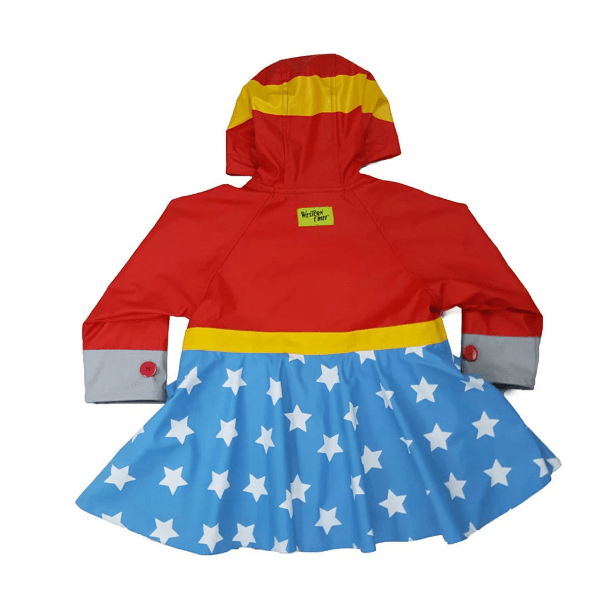 Western Chief Kids Wonder Woman Raincoat Red/Yellow/Blue - 1115968 - Tip Top Shoes of New York