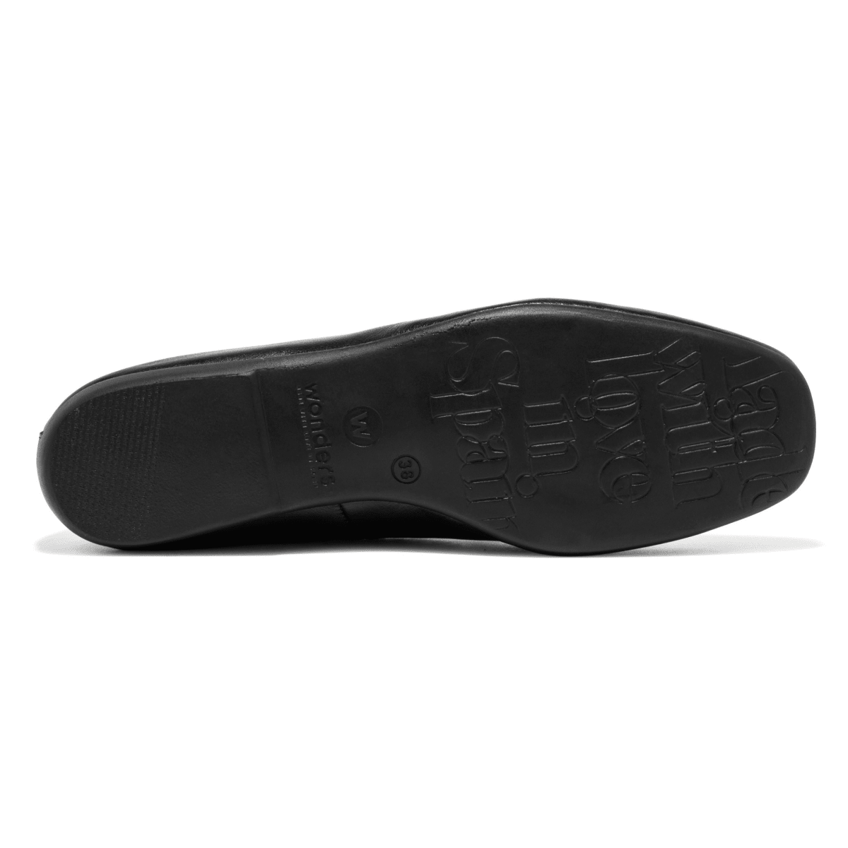 Wonders Women's A-86551 Black Velvet Leather - 9035691 - Tip Top Shoes of New York
