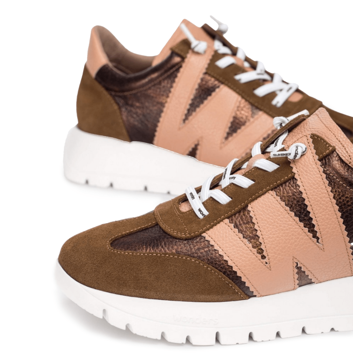 Wonders Women’s Odisei 76 Cognac/Powder/White - 9027201 - Tip Top Shoes of New York