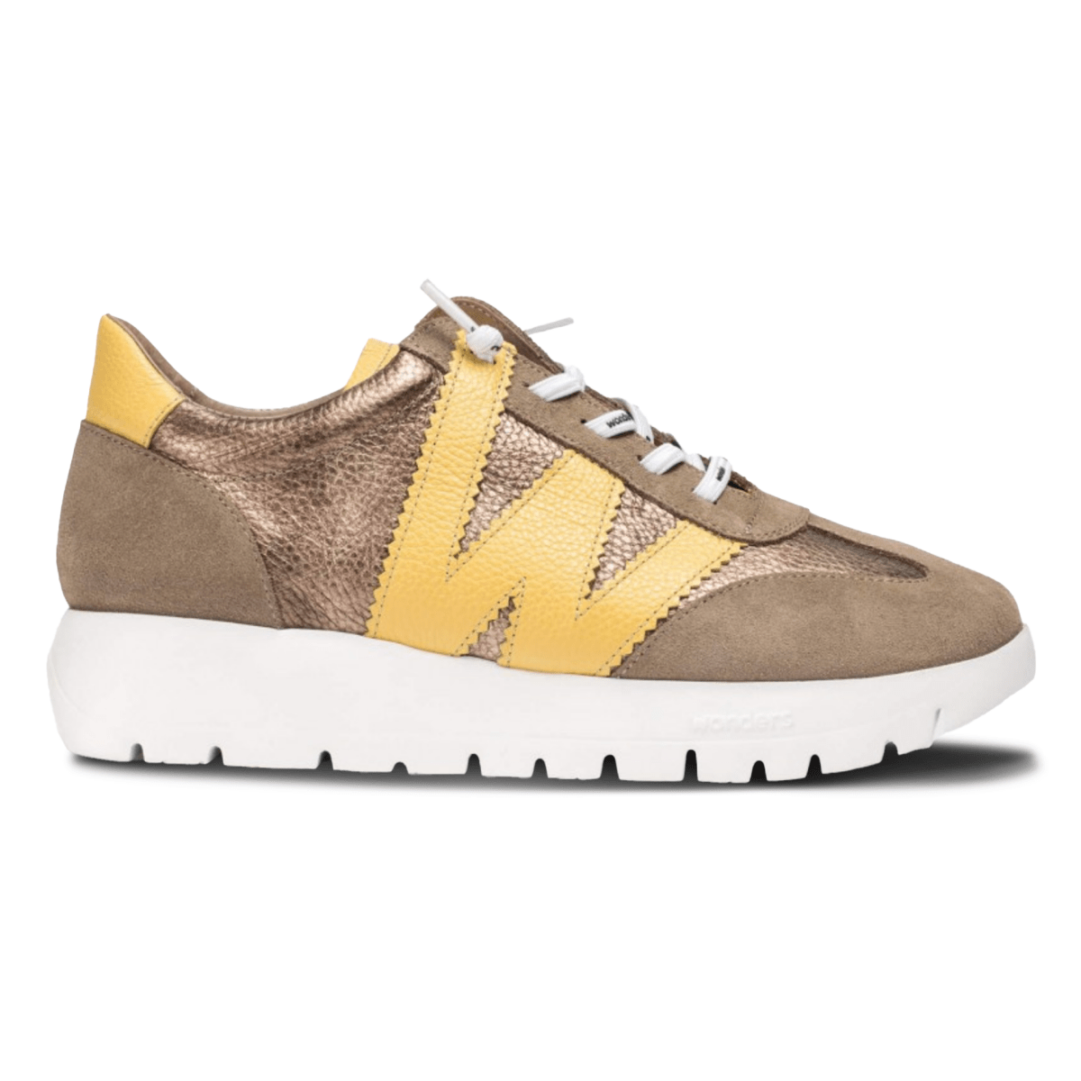 Wonders Women’s Odisei 76 Taupe/Yellow/White - 9027209 - Tip Top Shoes of New York