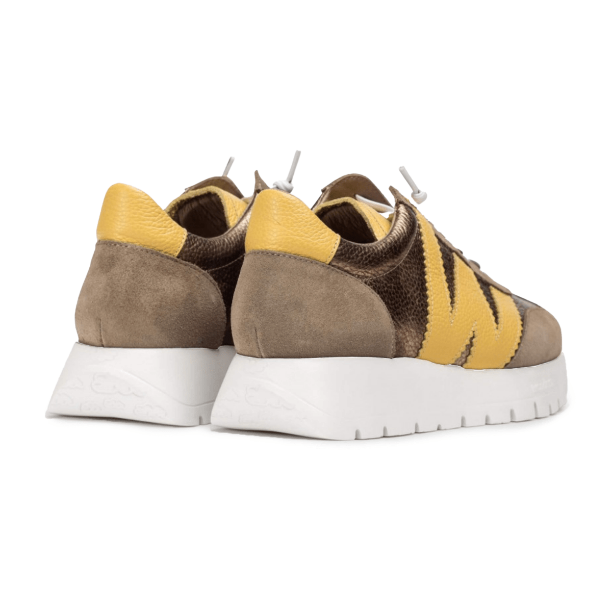Wonders Women’s Odisei 76 Taupe/Yellow/White - 9027209 - Tip Top Shoes of New York